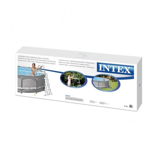 Intex medence létra 120 cm levehető lépcsőkkel #28076