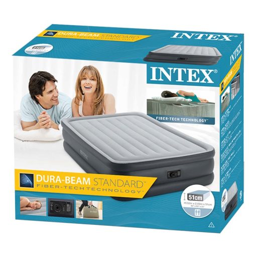 Intex kétszemélyes ágy beépített pumpával #64140