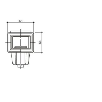 Szkimmer fóliás STD XL 6/4"BM / D50