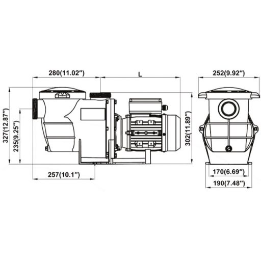 Basic 22m3/h vízforgató szivattyú
