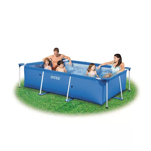 Intex Szögletes fémvázas medence 2,2m x 1,5m x 0,6 m #28270