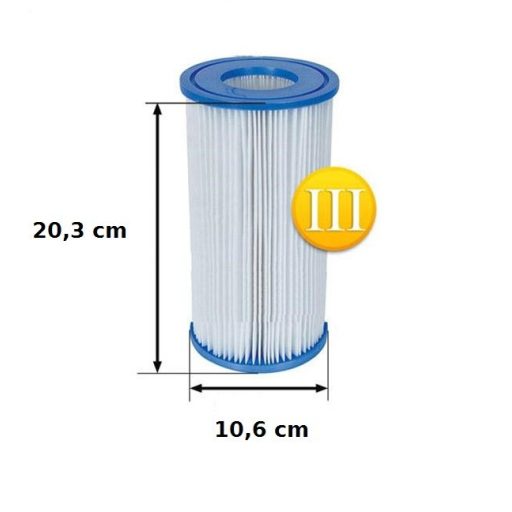 Bestway papírszűrő 5,7m3/h vízforgatóhoz #58012