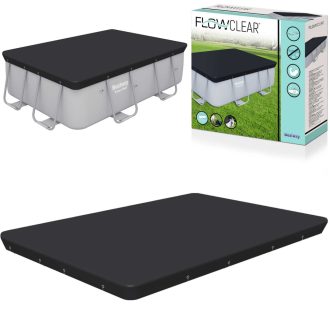   Bestway nyári takarófólia 2,82x1,96 m fémvázas medencéhez #58442