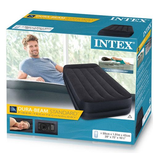 Intex felfújható vendégágy beépített pumpával #64122