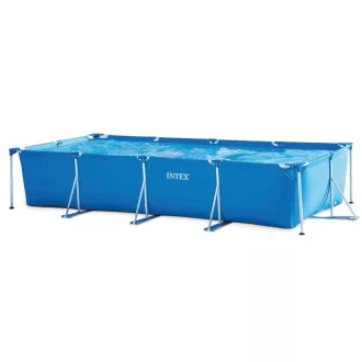   Intex Szögletes fémvázas medence 4,5m x 2,2m x 0,84 m #28273