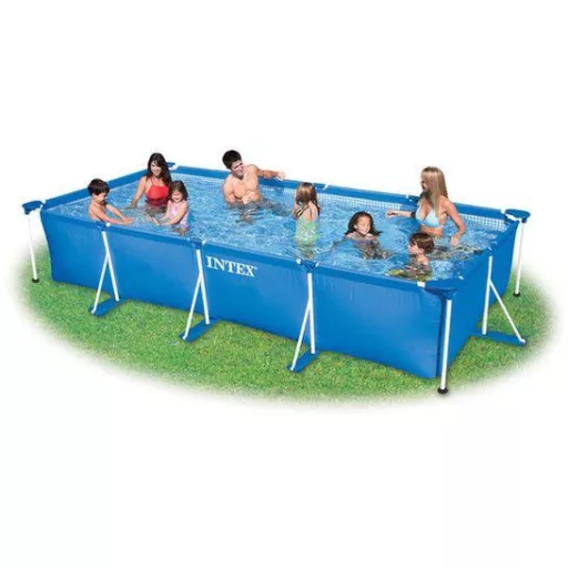 Intex Szögletes fémvázas medence 4,5m x 2,2m x 0,84 m #28273