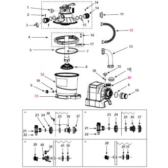 Intex homokszűrős vízforgató 8 m3/h #26648