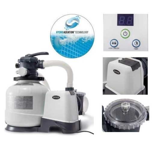 Intex homokszűrős vízforgató 8 m3/h #26648