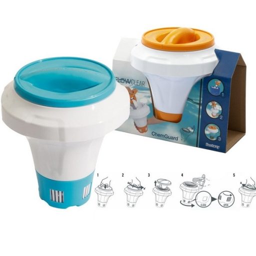 Maxi úszó vegyszeradagoló narancssárga #58474