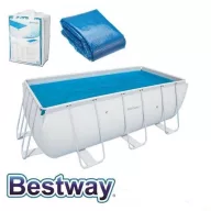   Bestway szolártakaró 6,71x3,66m szögletes medencéhez #58228