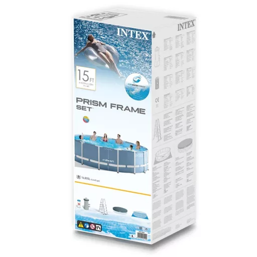 Intex Prizma Fémvázas medence vízforgatóval #26726