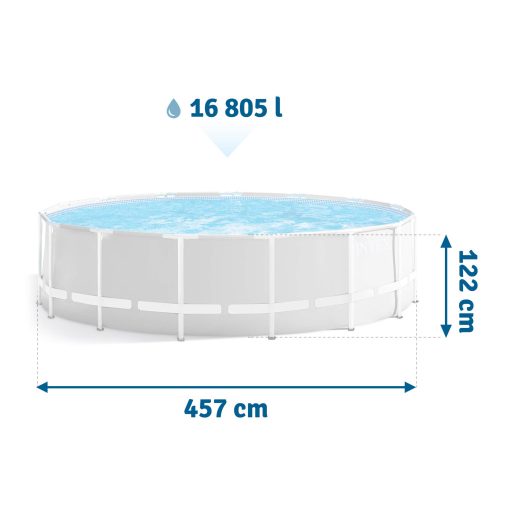 Intex Prizma Fémvázas medence vízforgatóval #26726