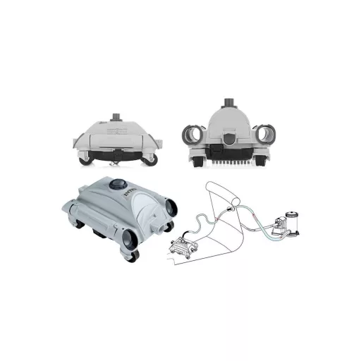 Intex akkumulátoros önjáró medence tisztító robot #28001