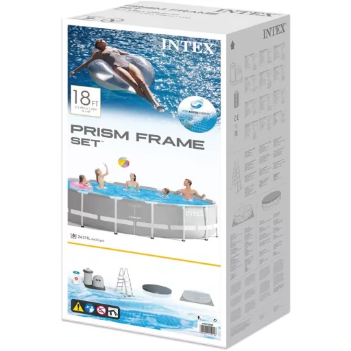 Intex Prizma Fémvázas medence vízforgatóval #26732