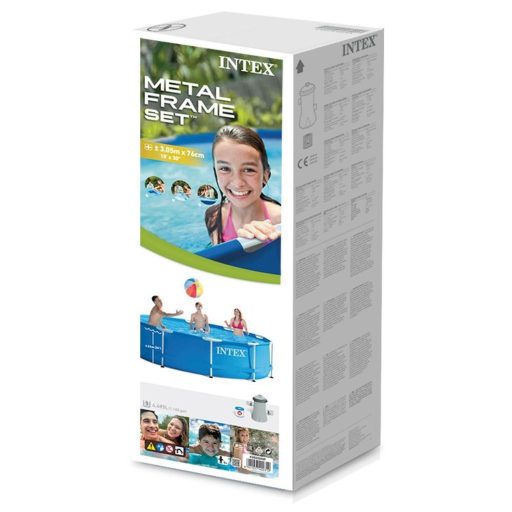 Intex Fémvázas medence vízforgatóval #28212