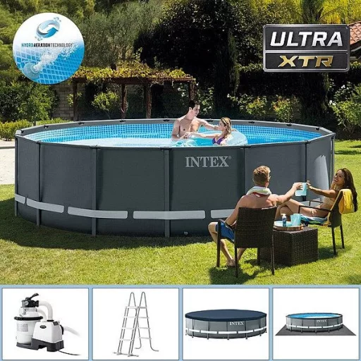 Intex Ultra XTR Fémvázas medence homokszűrővel #26326