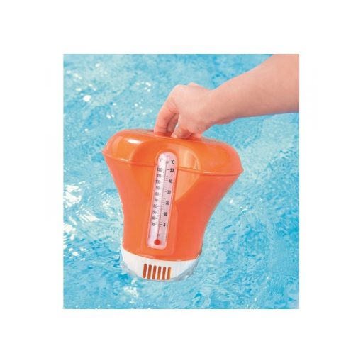 Bestway úszó vegyszeradagoló hőmérővel "narancssárga" #58209