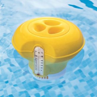   Bestway úszó vegyszeradagoló hőmérővel "sárga" #58209