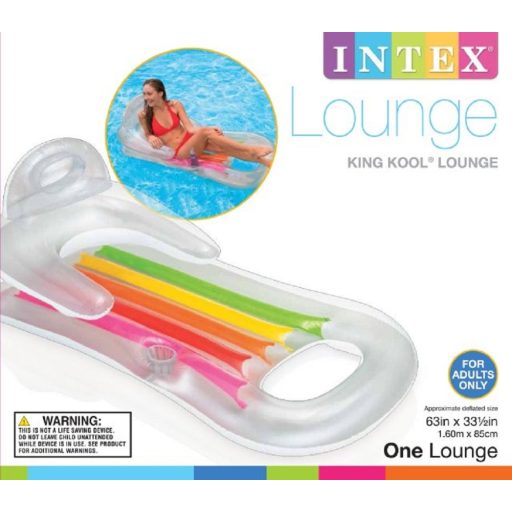 Intex felfújható matrac ezüst #58802