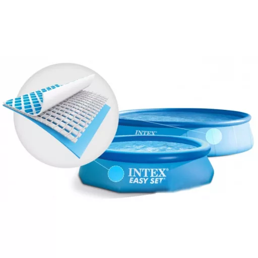 Intex puhafalú medence (3,05m x 76 cm) papírszűrős vízforgatóval #28122