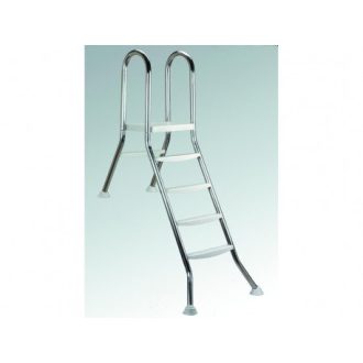Kétágú rozsdamentes létra 1+5 fokos