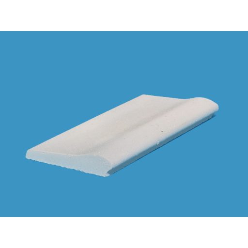 Műkő medence szegélykő - Szakállas bálna profil - Fokozottan csúszásmentes