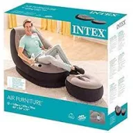 Intex felfújható luxus zsákfotel, ottománnal #68564