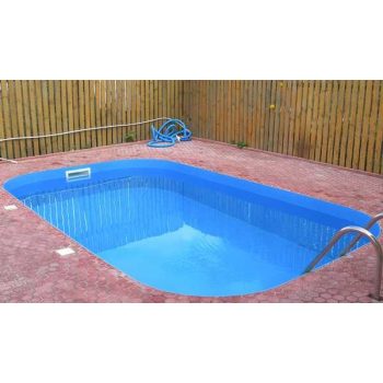   4,5 m x 2,5 m x 1,2 m - Szögletes Polipropilén műanyag medence