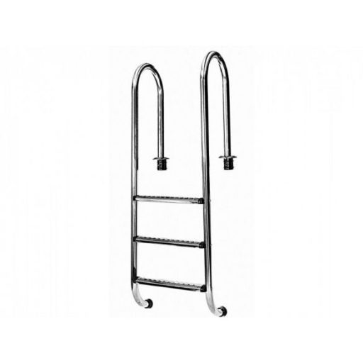 Nemesacél létra 3 fokos kis ívű