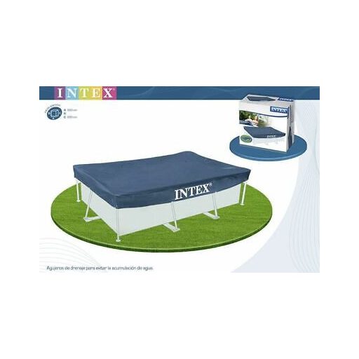 Nyári takarófólia 5,49 x 2,74 m fémvázas szögletes medencéhez #10756