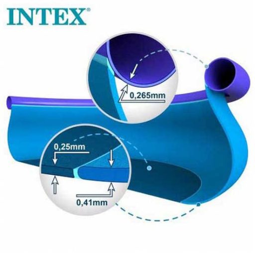 Intex puhafalú gyerek medence (1,83m x 51 cm) #28101