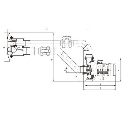 Aqua Jet ST Ellenáramoltató 3HP/230V