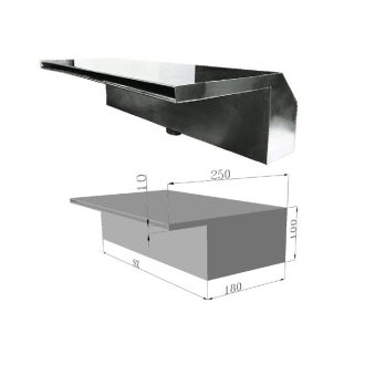Vízkés AISI316 2000mm