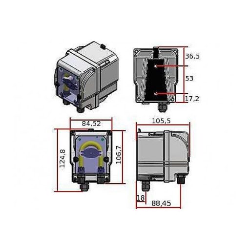 Microdos MP2-B 3l/h - 1bar