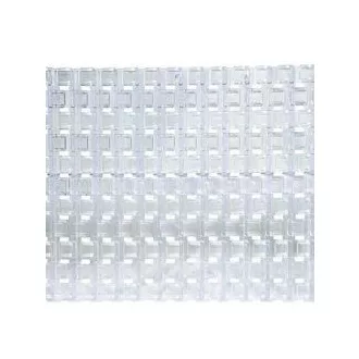 Túlfolyó rács flexibilis Square - Transzparens 200mm