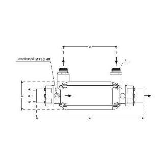 Hőcserélő D-KWT-VA Plastic/SS316 25 kW