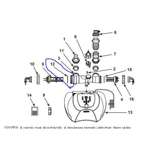 Intex O-gyűrű rézelektródához #11585