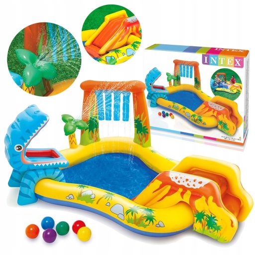 Intex "Dinosaur Play Center" felfújható medence #57444