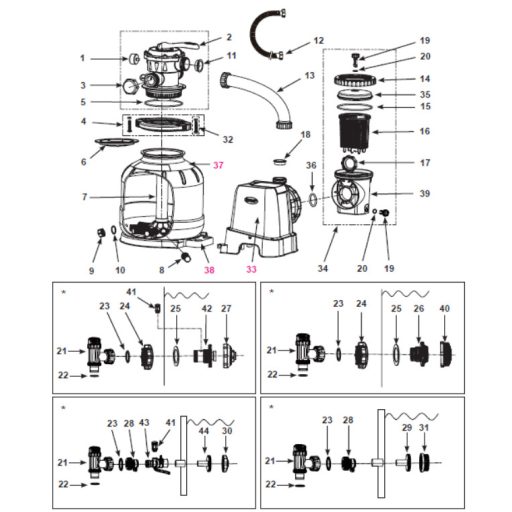 Intex homokszűrős vízforgató 6 m3/h #26646