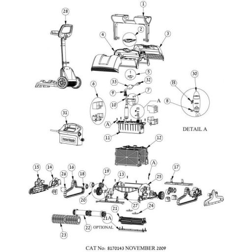 Maytronics Dolphin M400 medence porszívó robot
