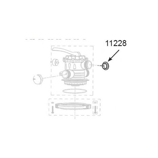 Intex "L" alakú gumi tömítés #11228