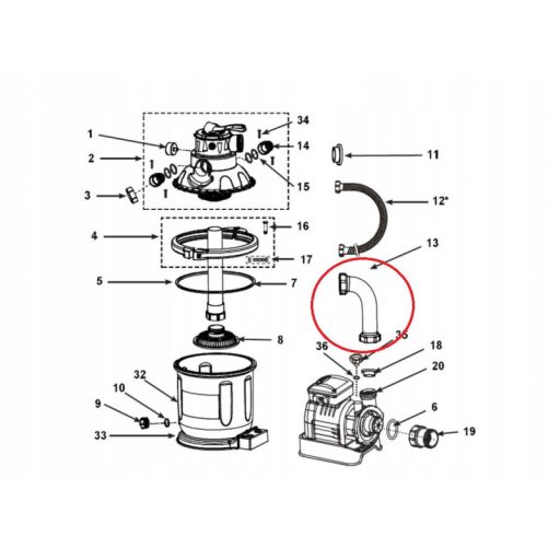 Intex gégecső homokszűrős vízforgatóhoz #11763