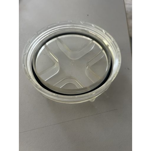 Előszűrő fedél átlátszó tömítéssel