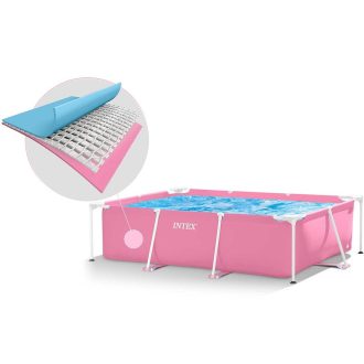 INTEX Metal medence, rózsaszín #28266