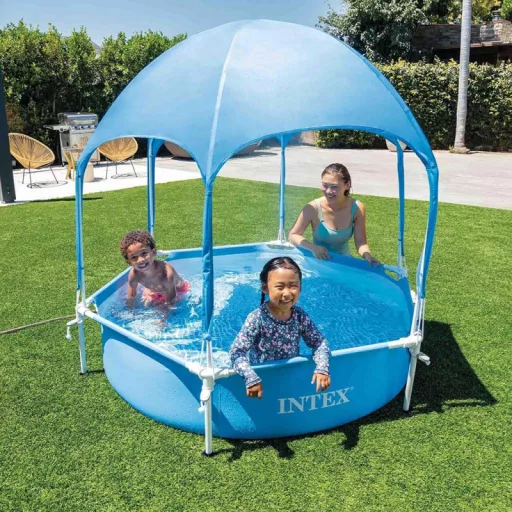 INTEX Canopy Metal Frame fémvázas medence árnyékolóval 183 x 38 cm #28209