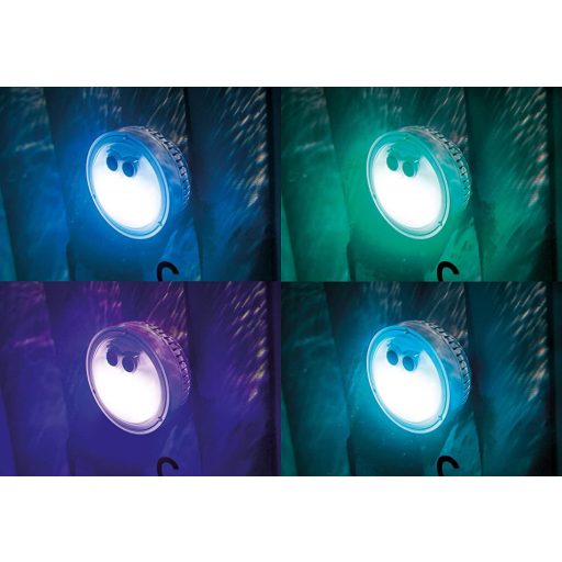 INTEX PureSPA Greywood Deluxe jacuzzi 6 személyes kerek 216 x 71 cm szürke / fehér #28442