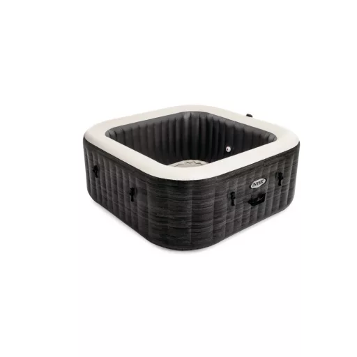 INTEX PureSpa Greystone Deluxe jakuzzi 4 személyes szögletes 175 x 175 x 71 cm szürke / fehér #28450