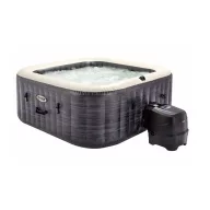   INTEX PureSpa Greystone Deluxe jakuzzi 6 személyes szögletes 193 x 193 x 71 cm szürke / fehér #28452