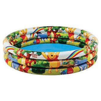  Micimackó gyűrűs felfújhatós gyerekmedence 147 x 33 cm #58915