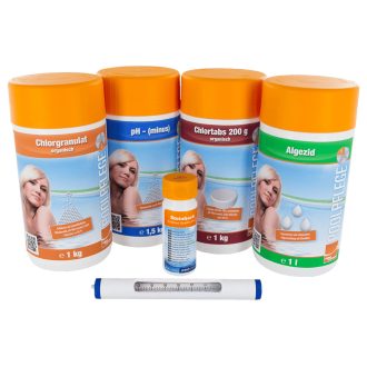 Induló vegyszerkészlet úszómedencéhez